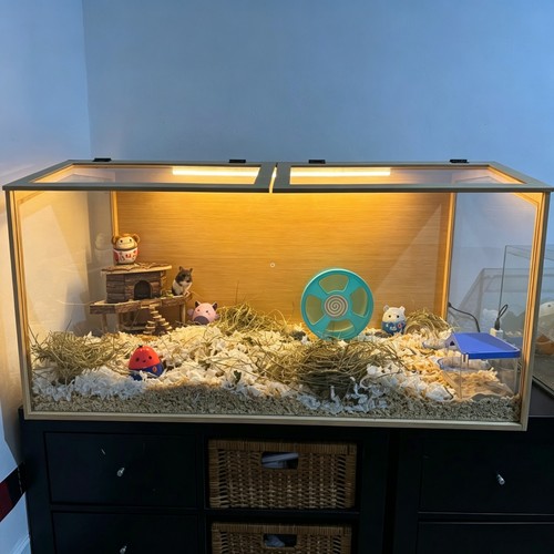 Large wooden hamster - large,