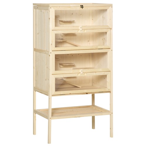 Wooden hamster cage - hamster, 4