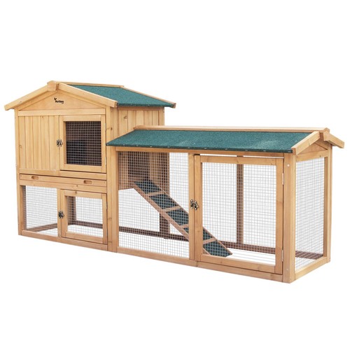 2nds wooden pet rabbit hutch - 2nds,