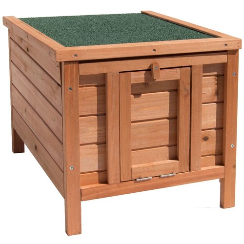 Wooden rabbit hutch cage - wooden,