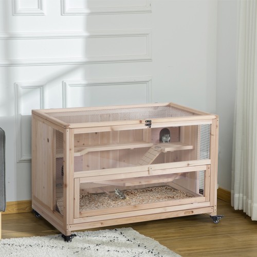 Tier wooden hamster cage - wooden,