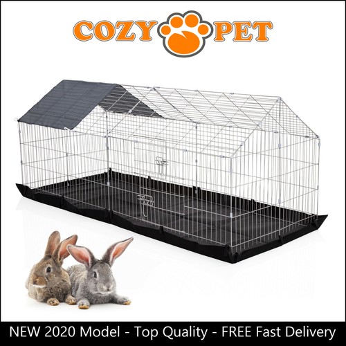 Cozy pet rabbit run with - rabbit,