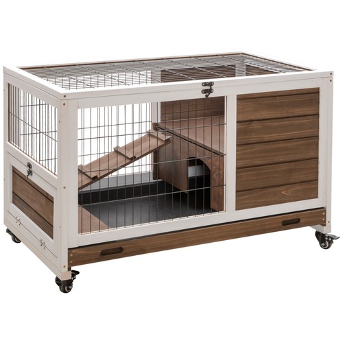 Pawhut rabbit cages guinea - pawhut,