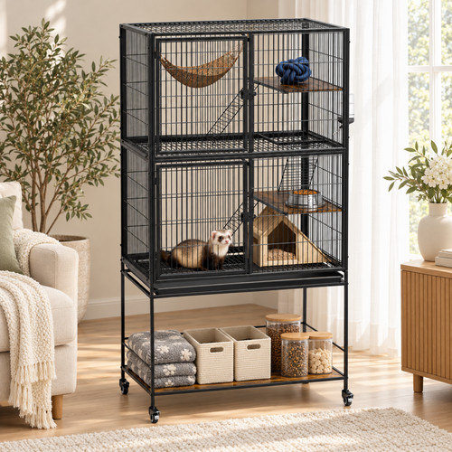 175cm ferret cage rolling - ferret,