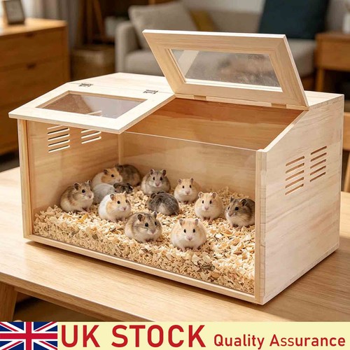 Chewproof hamster cage - cage, wooden