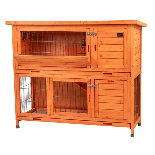 4ft large rabbit hutch and - rabbit, run